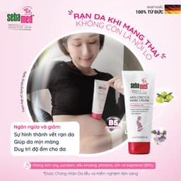 Thumbnail Kem ngăn ngừa rạn da bà bầu Sebamed Anti-Stretch Mark Cream pH5.5 (200ml) 1