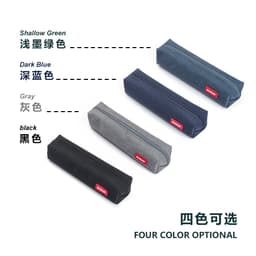 Thumbnail Túi đựng bút SEAMIART mini màu sắc đơn giản có khóa kéo tiện dụng cho văn phòng/trường học 3