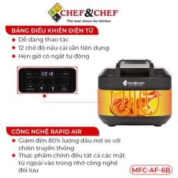 Thumbnail Nồi Nướng CHEF&CHEF 12 in 1 – Thiết Kế Hiện Đại, Sang Trọng 3