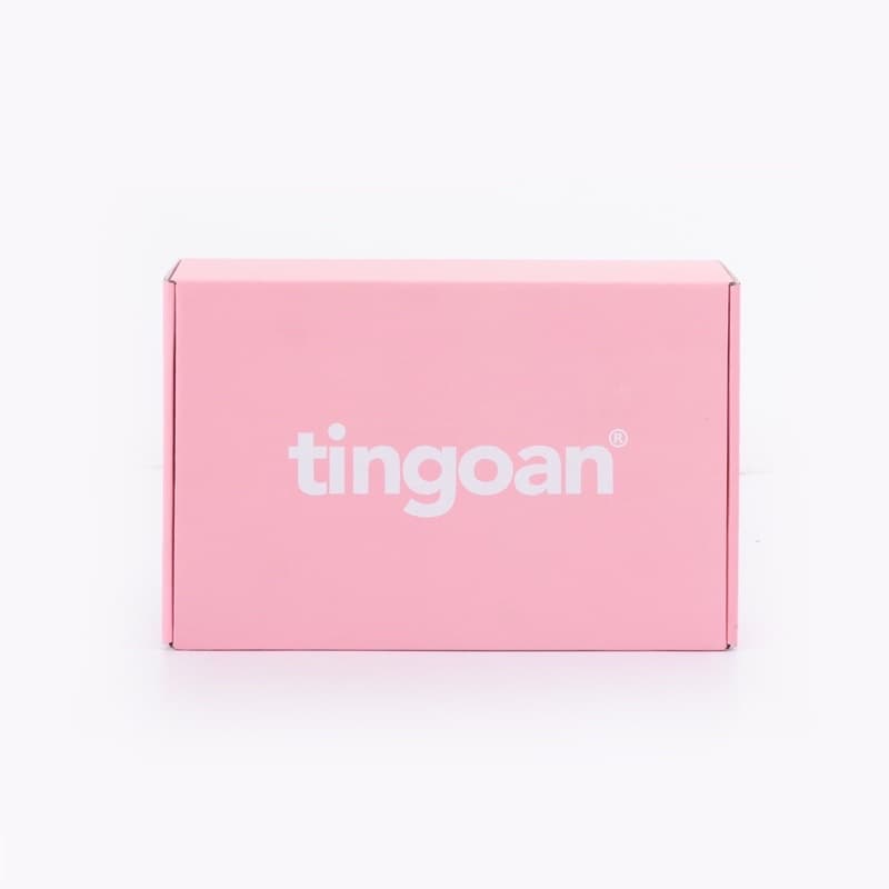 Ảnh TINGOAN® - Hộp giấy chất liệu bìa trắng cứng hồng 1