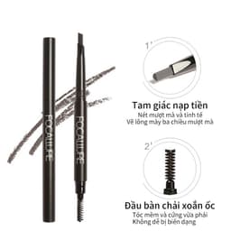 Thumbnail Set kẻ mắt + kẻ viền chân mày FOCALLURE siêu mịn lâu trôi 2