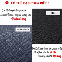 Thumbnail Ví nam da saffiano V141 cao cấp Bụi Leather da thật full hộp làm quà tặng bảo hành 12 tháng 3