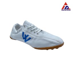 Thumbnail Giầy vải Thượng Đình có đinh bảo hộ đá bóng BD05 - Màu trắng xanh 3