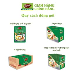 Thumbnail Gia Vị Canh Chua Barona 80g chay mặn dùng được, tươi ngon chuẩn vị không cần nêm nếm 3