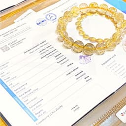 Thumbnail Dây Chuyền Khung Bạc 925 Đá Thạch Anh Tóc Vàng May Mắn Tài Lộc SP003223 Gypsy.lala 4