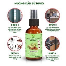 Thumbnail Combo 3 Chai Xịt Phòng TAMAS 50ml Hương Quế Sả, Sả Chanh, Bạc Hà Giúp Khử Mùi, Thư Giãn, Đuổi Muỗi Và Côn Trùng Hiệu Quả 3