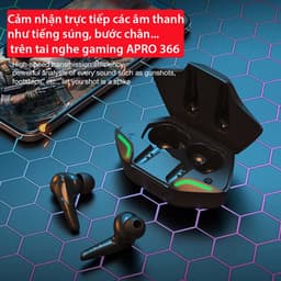Thumbnail Tai Nghe Chuyên Game TWS Nhét Tai Vitog Bluetooth Không Dây Không Trễ Thời Gian Chờ Lâu Chống Thấm Nước Có Mic 2