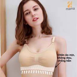 Thumbnail Áo lót bầu sau sinh cho con bú, chống chảy sệ, có nút mở cho bé ti mềm mại, thoải mái 2MAMA V158 1