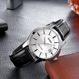 Thumbnail Đồng hồ nam dây da Casio MTP-V004L-7AUDF chính hãng 3