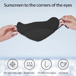 Thumbnail 1 Khẩu Trang Chống Nắng Thoáng Khí Chống Tia UV Chống Bụi Bảo Vệ Toàn Diện Có Thể Giặt Rửa Tái Sử Dụng Sf50 + 4