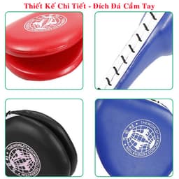 Thumbnail Đích Đá Tập Võ Thuật Cầm Tay Taekwondo, Vovinam, Karatedo Bằng Da PU Cao Cấp Cho Trẻ Em - Người Lớn Hãng Amalife 4
