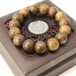 Thumbnail Vòng Tay Trầm Hương MTH JEWELRY Cao Cấp Hạt Tròn Đơn 14mm Trầm Tốc Việt - Trầm Hương Tự Nhiên | Mộc Trầm Hương 3