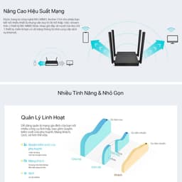 Thumbnail Bộ Phát Wifi TP-Link Archer C54 / C6 / C64 Băng Tần Kép Chuẩn AC 1200Mbps 3