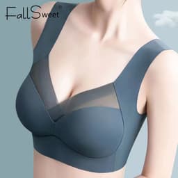 Thumbnail Fallsweet Áo Ngực Thể Thao Không Gọng Không Đường May plus size Cho Nữ 1