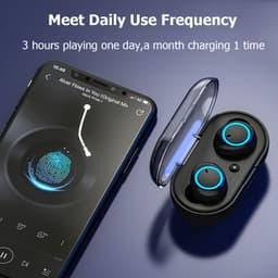 Thumbnail Tai nghe không dây Vitog Y50 TWS 9D Bluetooth chống nước có micro phong cách thể thao 3