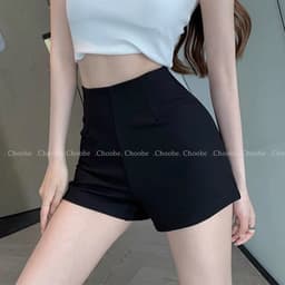 Thumbnail Quần short nữ Choobe cạp cao shorts dance cao cấp co giãn tốt khóa sau tôn dáng phong cách QS09 3