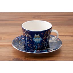 Thumbnail Tách sứ uống trà Taika Iittala 200ml Phần Lan, họa tiết Bắc Âu xanh 3