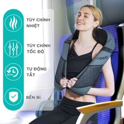 Thumbnail Máy Massage Cổ Vai Gáy Chuyên Sâu KINGTECH KS-460,  Chức Nhiệt Hồng Ngoại, Xoay Đảo Chiều - Hàng Chính Hãng 2