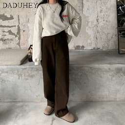 Thumbnail Quần jeans DaDuHey thời trang nữ ống rộng lưng cao 6 màu lựa chọn thời trang 2