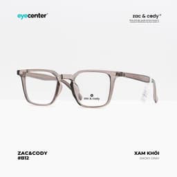 Thumbnail Gọng kính unisex chính hãng B12-S by ZAC&CODY mắt vuông nhập khẩu Eye Center Vietnam 4