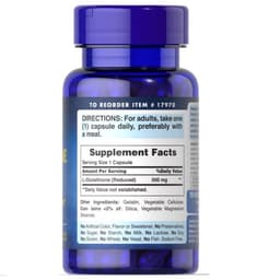 Thumbnail Tăng cường miễn dịch, trắng da, giảm nám, thải độc Puritan's Pride L- Glutathione 500mg 30viên 1