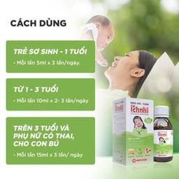 Thumbnail Siro ho cảm Ích Nhi chai 90ml, hỗ trợ giải giảm, hỗ trợ giảm ho, sổ mũi, hỗ trợ tiêu đờm 4