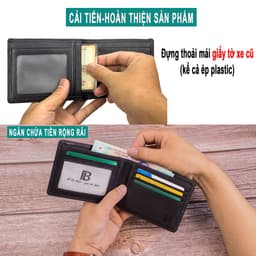 Thumbnail Ví nam da bò sáp Mexico Bụi Leather V102 cao cấp 3
