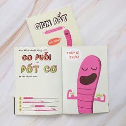 Thumbnail Sách - Những sinh vật í ẹ - Giun đất - Nhận biết con vật cho bé - Khoa học vui nhộn - Crabit Kidbooks 3