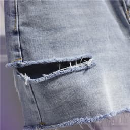 Thumbnail Quần Short Jean Jean Lưng Cao ThờI Trang Cho Nữ DaDu Seluar 4