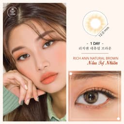 Thumbnail Lens 1 Ngày ANN365 Tone Nâu Cho Cô Dâu Cận Từ 0 Độ Đến 8 Độ 1