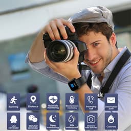 Thumbnail Đồng hồ thông minh VITOG Y68 thích hợp cho iOs Android 2