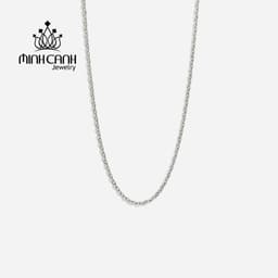 Thumbnail Dây Chuyền Bạc Ta Dạng Mắt Xích Không Kèm Mặt - Minh Canh Jewelry 2