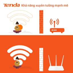 Thumbnail Bộ Phát WiFi Tenda F3 Chuẩn N 300Mbps - Hàng Chính Hãng 4