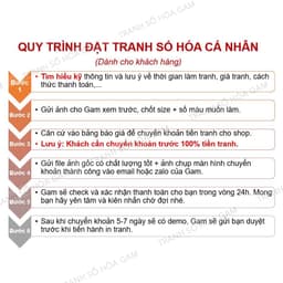 Thumbnail Tranh tô màu theo số theo yêu cầu GAM thiết kế theo hình ảnh cá nhân từ 24 đến 48 màu 1