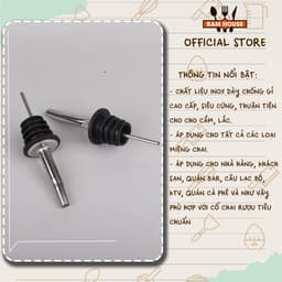 Thumbnail Vòi rót rượu cocktail Bam House inox 430 giúp chống tràn cao cấp VRR02 2