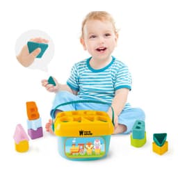 Thumbnail Đồ chơi giáo dục sớm thả hình khối hình tàu hỏa có quai xách Toyshouse cho bé 3