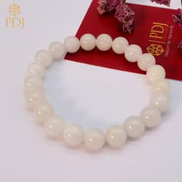 Thumbnail Vòng tay đá mã não trắng PDJ Kèm hộp đựng cao cấp PD0015 Trang sức PDJ 3