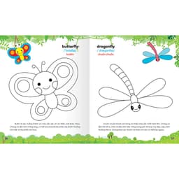 Thumbnail Sách - Colouring 365 ngày Tô màu - KHÁM PHÁ THẾ GIỚI PHÁT TRIỂN TRÍ TUỆ - Động vật hoang dã,Khủng long,Bò sát...(Tập 2) 3