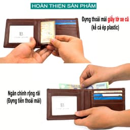 Thumbnail Ví nam da bò sáp cao cấp V108-Bụi Leather 3