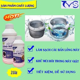 Thumbnail Bột Tẩy Lồng Máy Giặt TVS Loại Mạnh, Vệ Sinh Lồng Máy Giặt Cửa Đứng Cửa Ngang 300g 2