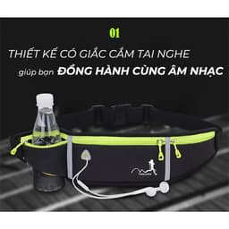 Thumbnail Túi Đeo Hông Chạy Bộ Phản Quang Có Ngăn Đựng Điện Thoại Kích Thước Lớn MixSport 3