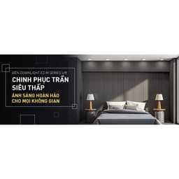 Thumbnail Đèn LED Downlight Âm trần Đơn sắc siêu mỏng Panasonic EZ-M, Vỏ nhôm tản nhiệt, Công suất (6W,9W,12W) 4