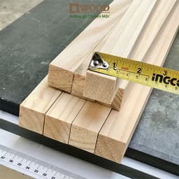 Thumbnail Thanh gỗ thông vuông 3x3 đã xử lý 4 mặt đẹp Dwood Chuyên Mộc 1