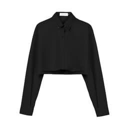 Thumbnail TATICHU - Áo sơ mi kate croptop form rộng - Cropped Inspiration Shirt 4