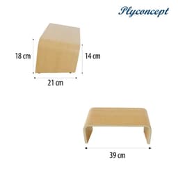 Thumbnail Ghế ngồi Quỳ Công Thái Học, Ghế Thiền Quỳ Seiza giúp thẳng lưng Plyconcept Seiza Bench - Gỗ uốn cong 2