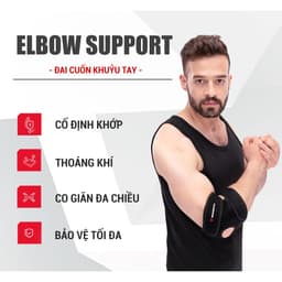 Thumbnail Băng khuỷu tay GoodFit GF401E dạng dán, thoáng khí thoát mồ hôi nhanh 3