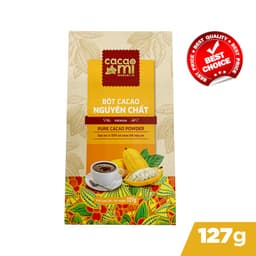 Thumbnail Thức uống socola Bột ca cao nguyên chất 100% gu đậm Cacao Mi Premium đặc sản Việt Nam chuẩn UTZ 127g 1