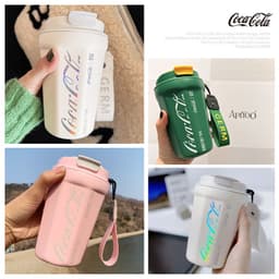 Thumbnail Cốc cà phê cách nhiệt  germ bằng thép không gỉ cấp y tế 316 được Coca-Cola ủy quyền 3