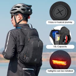 Thumbnail Ba lô leo núi / đi bộ đường dài WEST BIKING chuyên nghiệp có thể điều chỉnh được sức chứa 10L 2