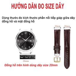 Thumbnail Dây đồng hồ da đà điểu-khâu tay thủ công D104 size 18mm, 20mm, 22mm, 24mm-Bụi Leather 3